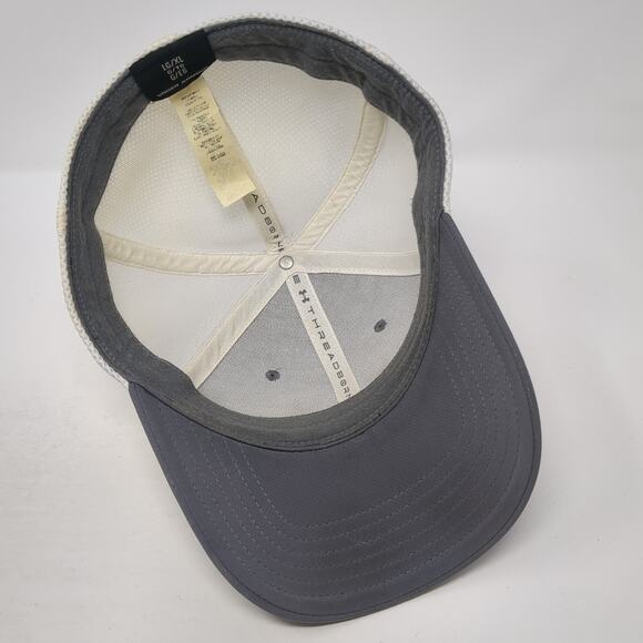 Under Armour Golf Fitted Hat Gray XL Embroidered Logo Colorblock Outdoor - Picture 7 of 9